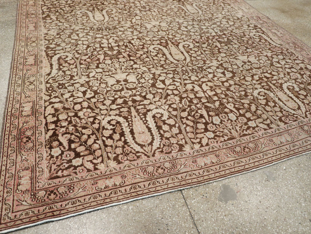 Antique Persian Mashad Carpet, No.18798 - Galerie Shabab