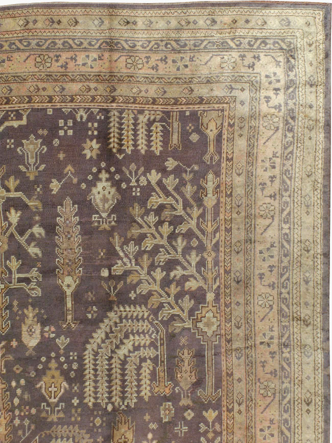 Antique Turkish Oushak Carpet, No.18799 - Galerie Shabab