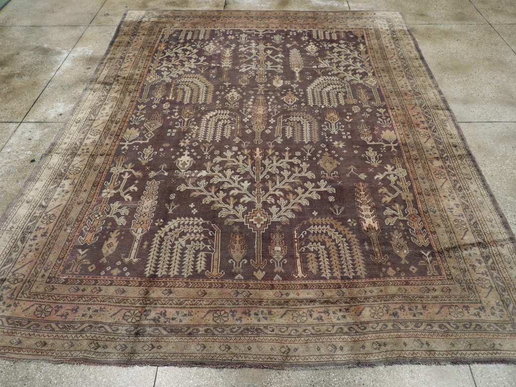 Antique Turkish Oushak Carpet, No.18799 - Galerie Shabab
