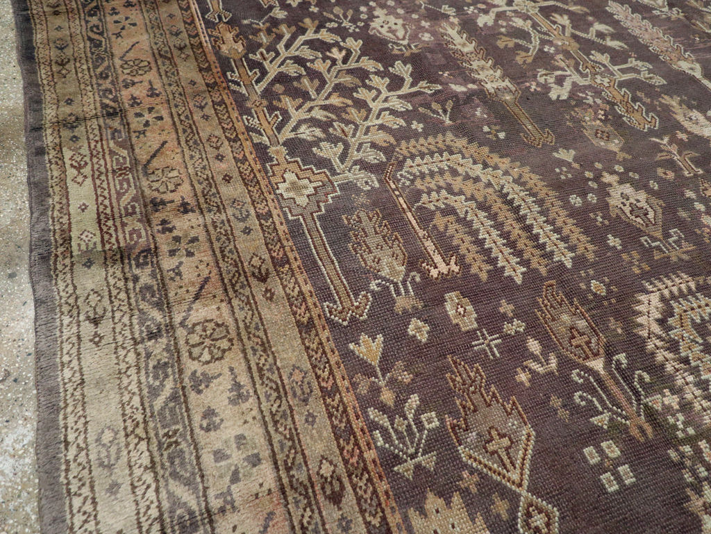 Antique Turkish Oushak Carpet, No.18799 - Galerie Shabab