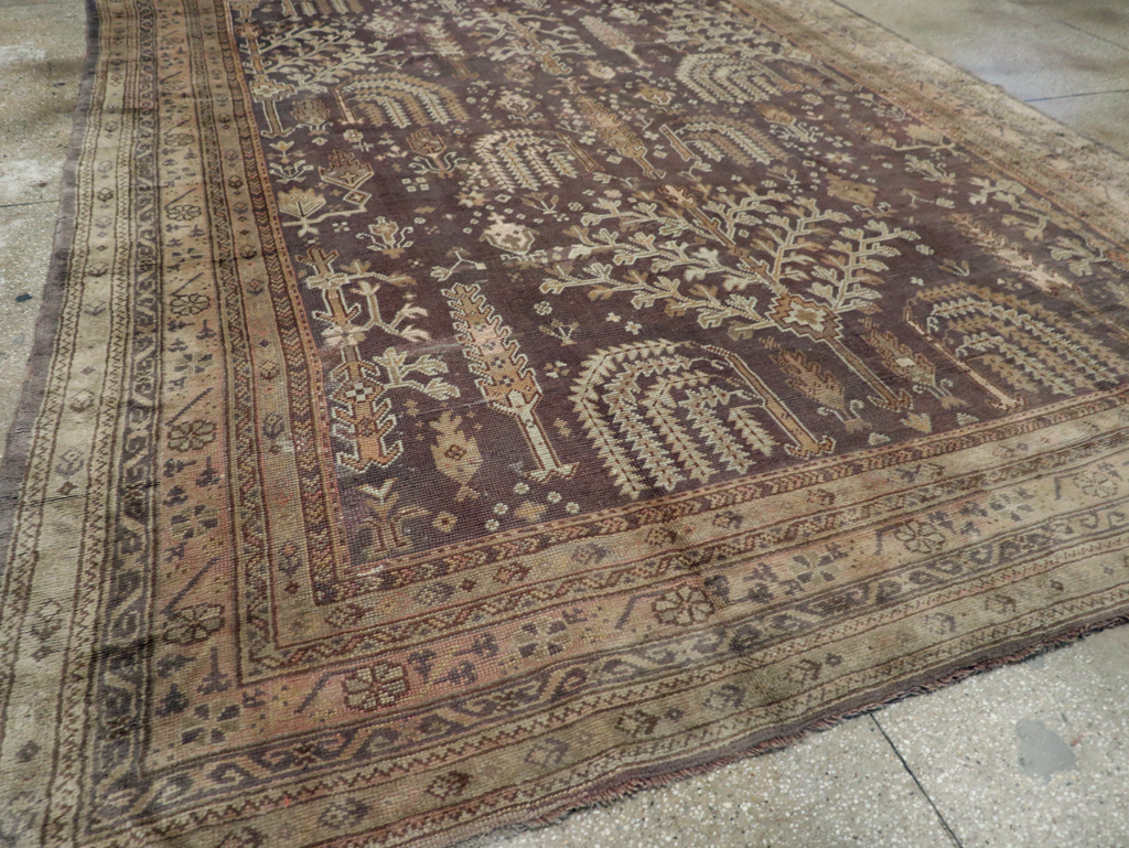 Antique Turkish Oushak Carpet, No.18799 - Galerie Shabab