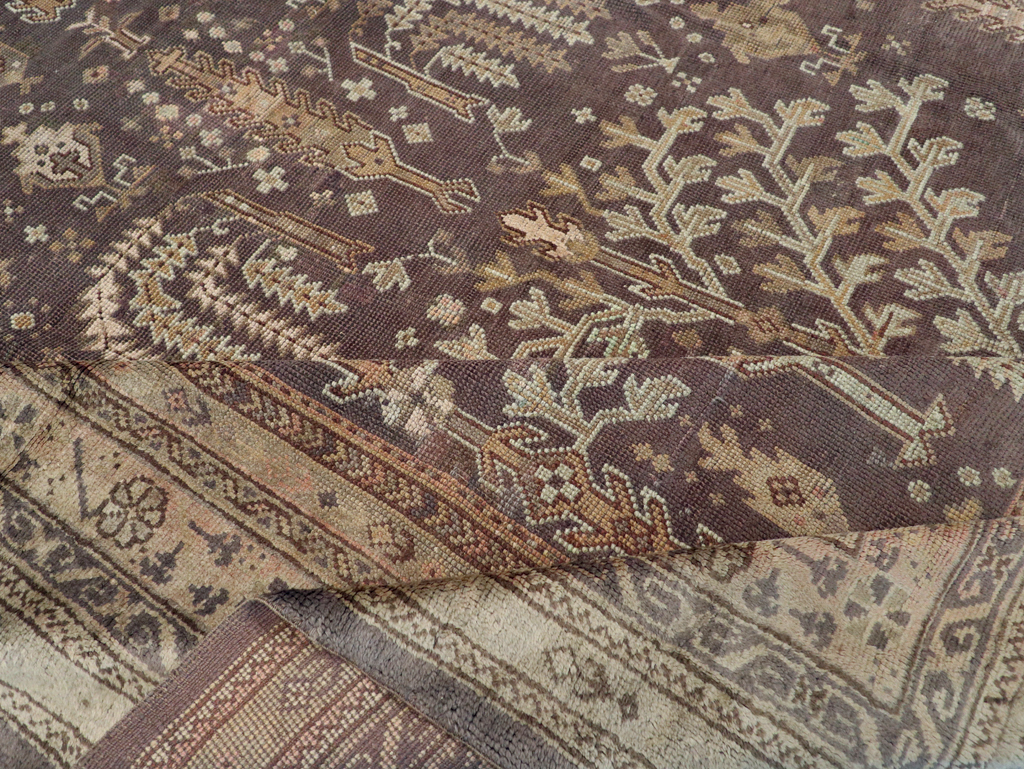 Antique Turkish Oushak Carpet, No.18799 - Galerie Shabab