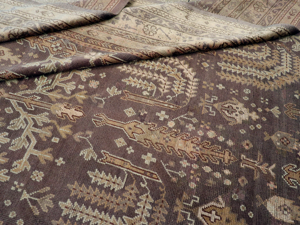 Antique Turkish Oushak Carpet, No.18799 - Galerie Shabab