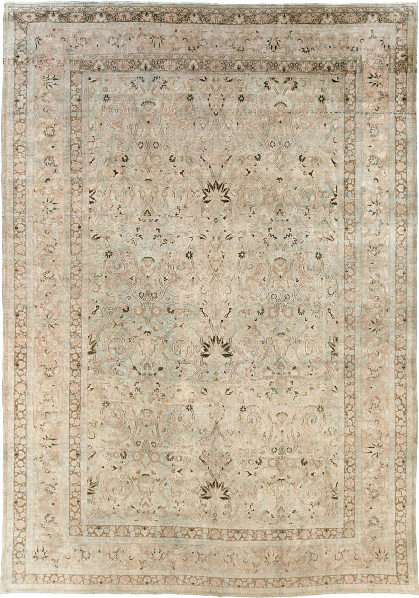 Antique Persian Mashad Carpet, No.18802 - Galerie Shabab