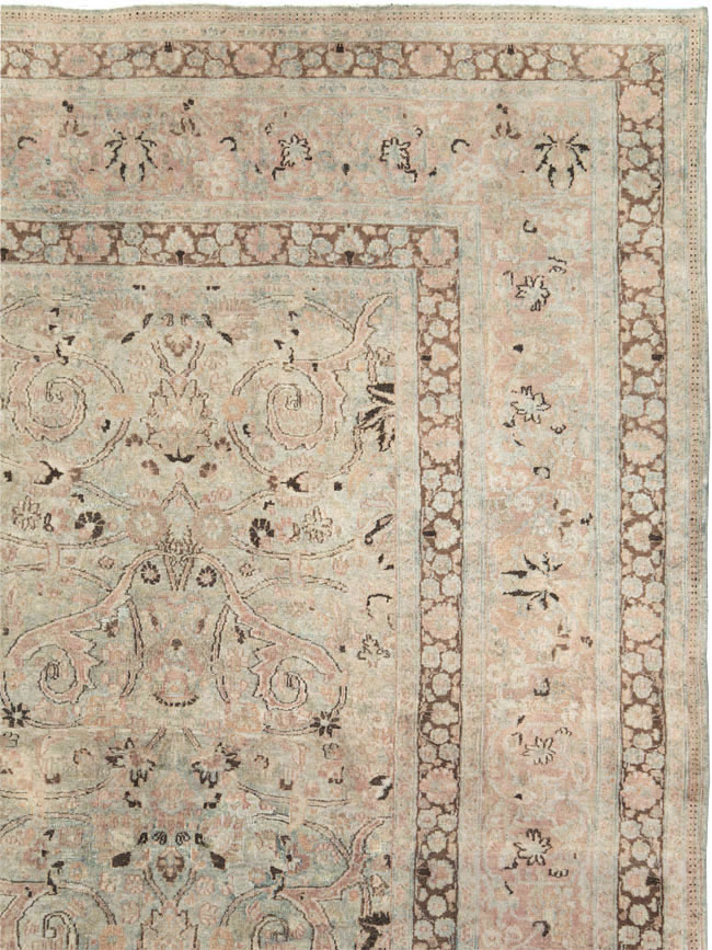 Antique Persian Mashad Carpet, No.18802 - Galerie Shabab