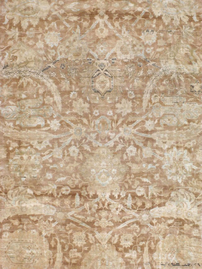 Antique Persian Lavar Kerman Carpet, No.18804 - Galerie Shabab