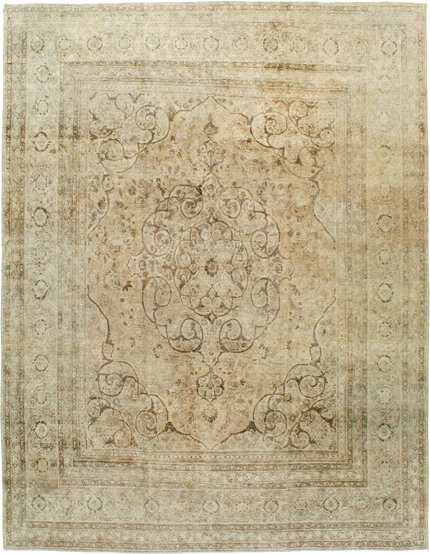 Antique Persian Tabriz Carpet, No.18812 - Galerie Shabab