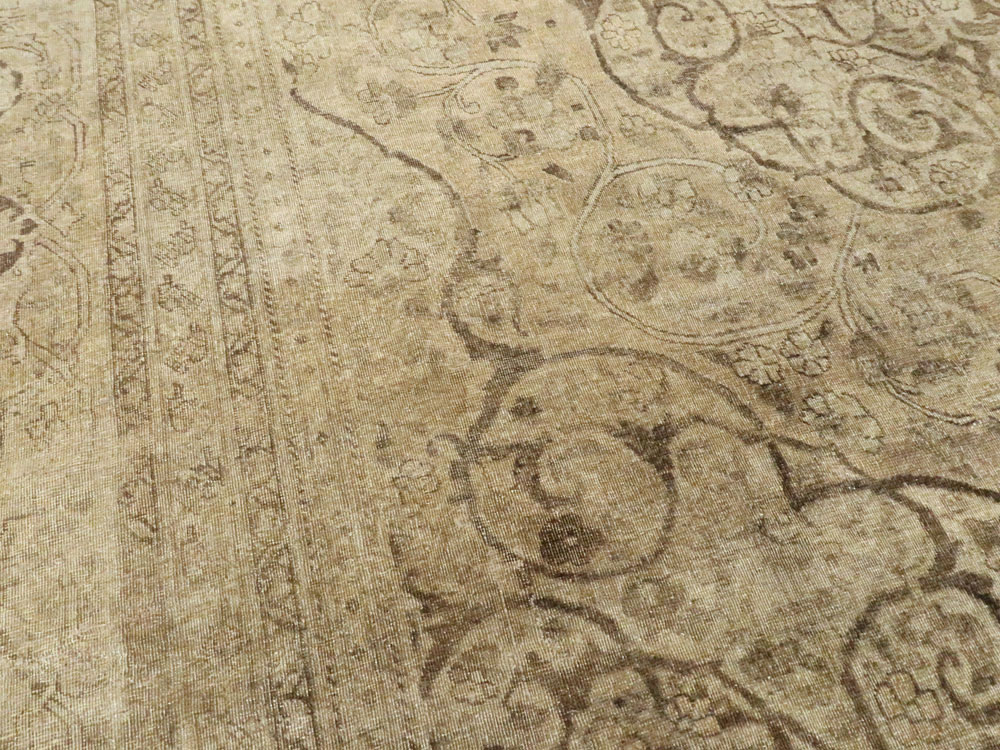 Antique Persian Tabriz Carpet, No.18812 - Galerie Shabab