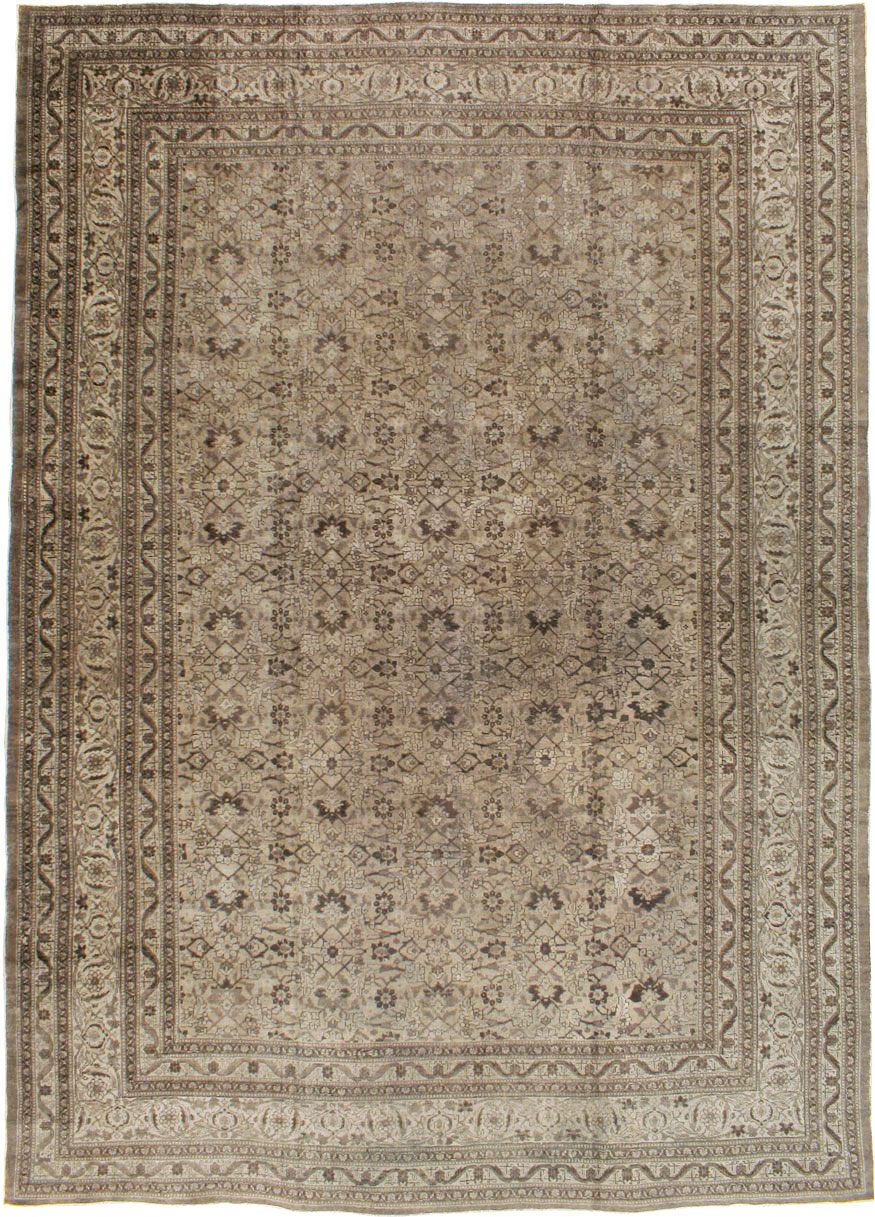 Antique Persian Tabriz Carpet, No.18815 - Galerie Shabab