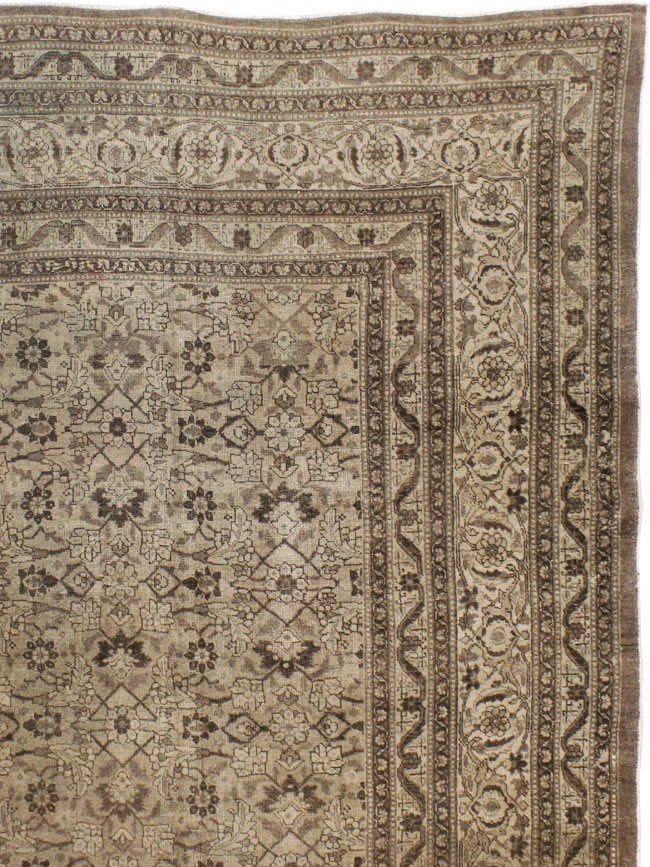 Antique Persian Tabriz Carpet, No.18815 - Galerie Shabab