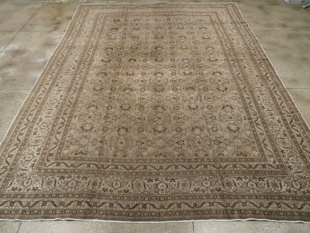 Antique Persian Tabriz Carpet, No.18815 - Galerie Shabab