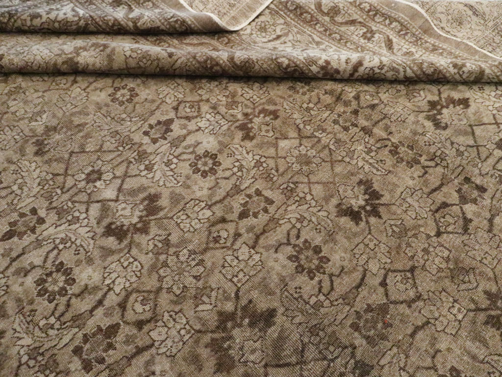 Antique Persian Tabriz Carpet, No.18815 - Galerie Shabab
