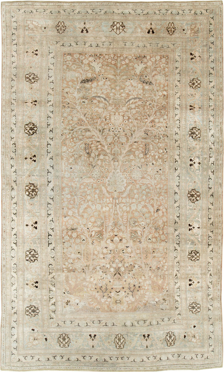 Antique Persian Dorokhsh Large Room Size Carpet, No.18820 - Galerie Shabab