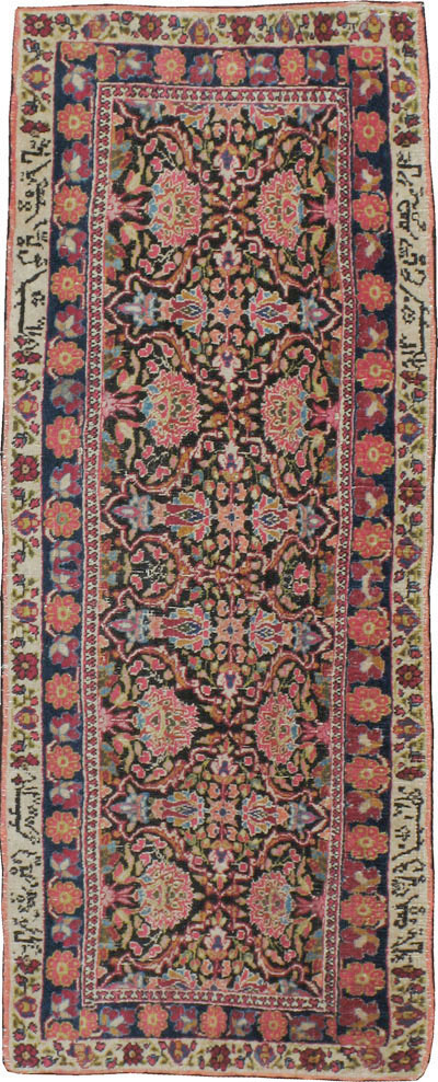 Vintage Persian Mashad Rug, No.18823 - Galerie Shabab