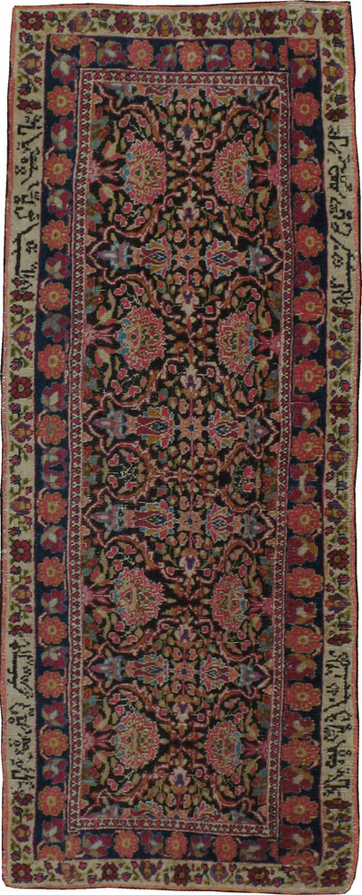 Vintage Persian Mashad Rug, No.18823 - Galerie Shabab