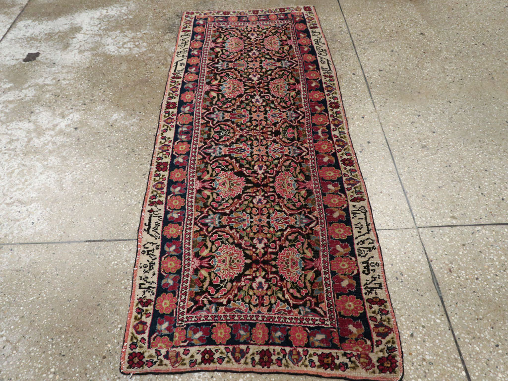 Vintage Persian Mashad Rug, No.18823 - Galerie Shabab