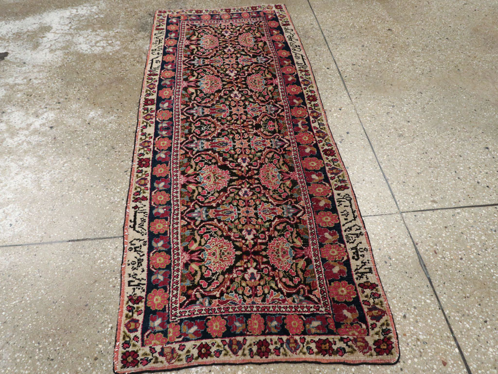 Vintage Persian Mashad Rug, No.18823 - Galerie Shabab