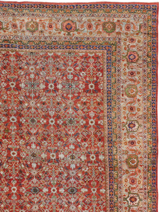 Antique Persian Mahal Carpet, No.18832 - Galerie Shabab