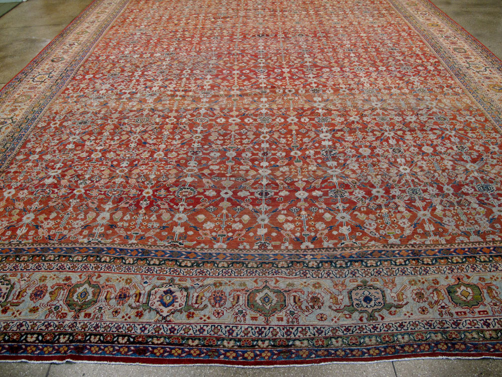 Antique Persian Mahal Carpet, No.18832 - Galerie Shabab