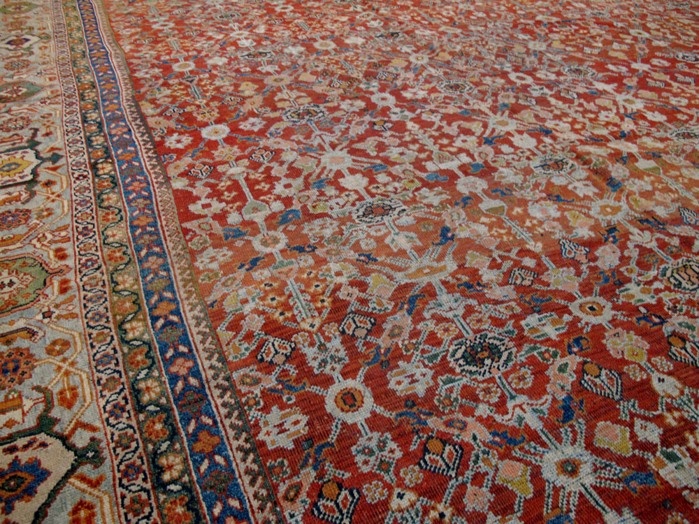 Antique Persian Mahal Carpet, No.18832 - Galerie Shabab