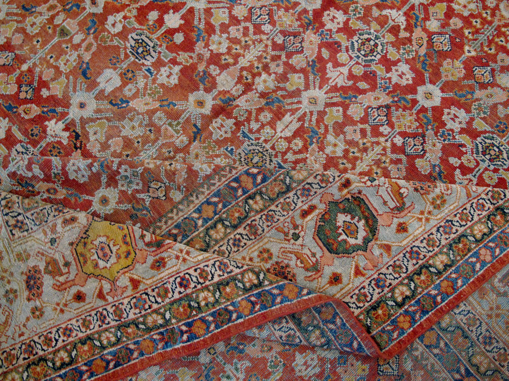 Antique Persian Mahal Carpet, No.18832 - Galerie Shabab
