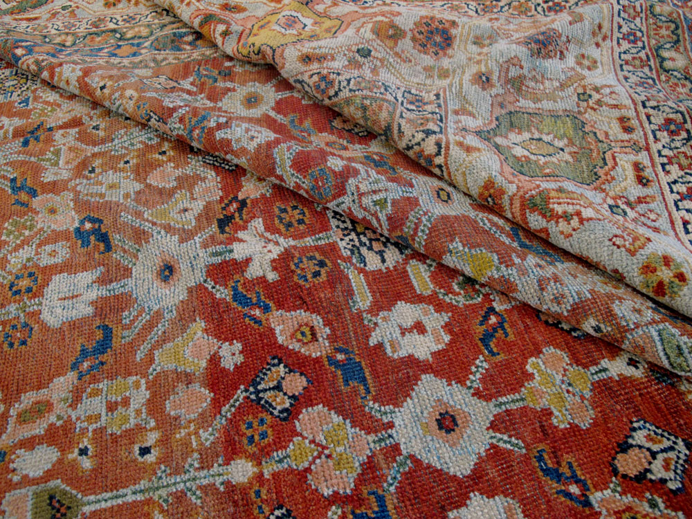 Antique Persian Mahal Carpet, No.18832 - Galerie Shabab