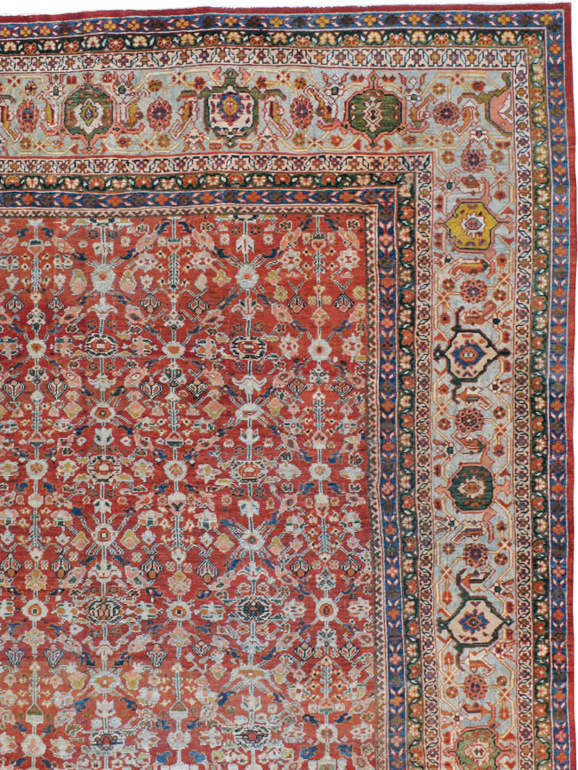 Antique Persian Mahal Carpet, No.18832 - Galerie Shabab