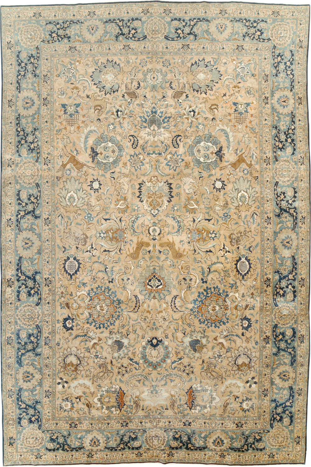Antique Persian Tehran Carpet, No.18835 - Galerie Shabab