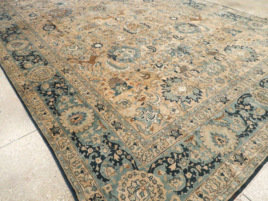 Antique Persian Tehran Carpet, No.18835 - Galerie Shabab