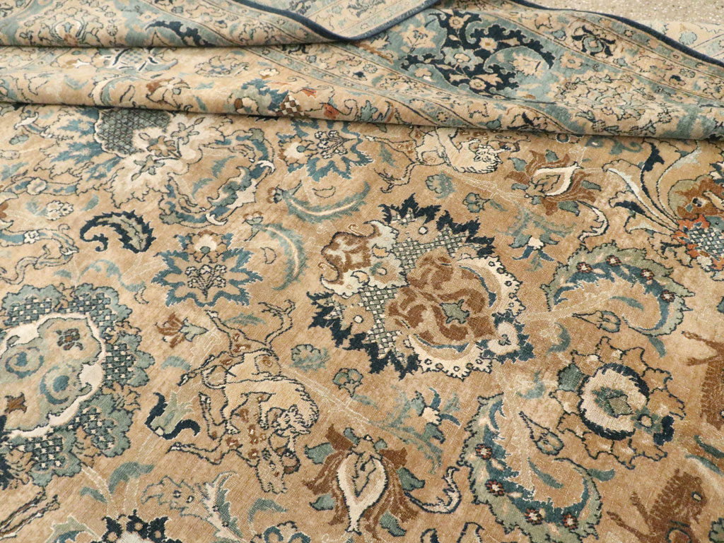 Antique Persian Tehran Carpet, No.18835 - Galerie Shabab