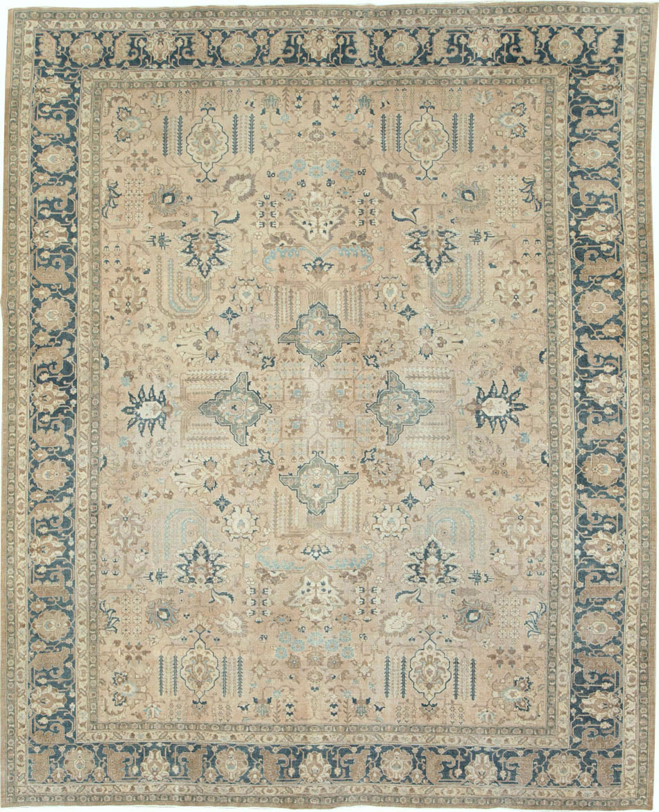 Vintage Persian Tabriz Carpet, No.18836 - Galerie Shabab