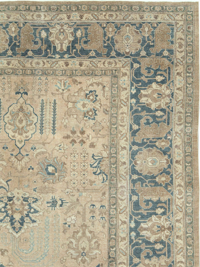 Vintage Persian Tabriz Carpet, No.18836 - Galerie Shabab
