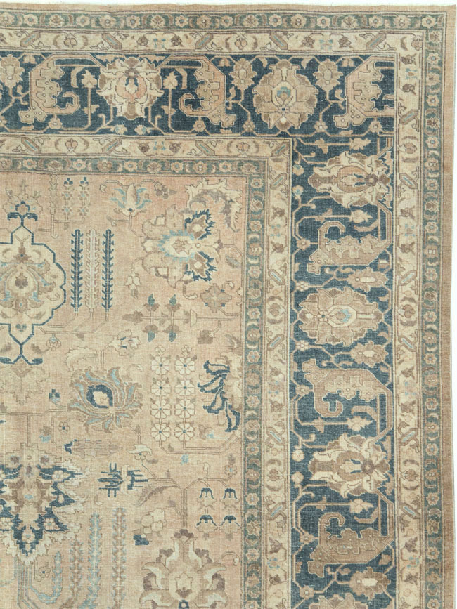 Vintage Persian Tabriz Carpet, No.18836 - Galerie Shabab