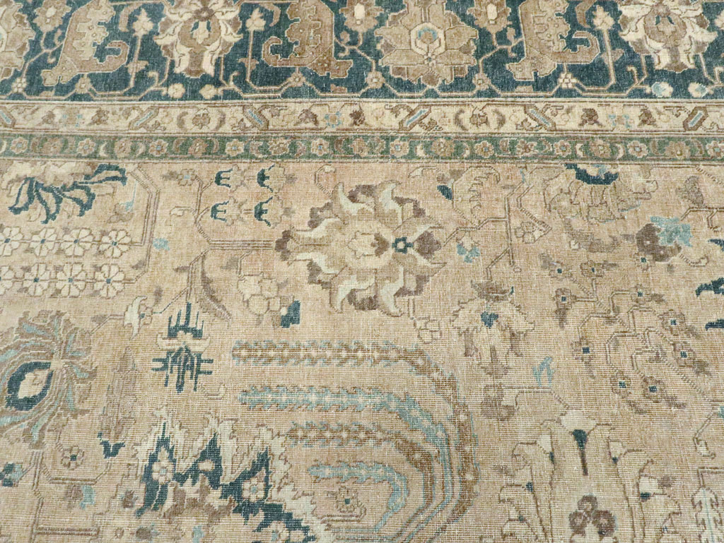 Vintage Persian Tabriz Carpet, No.18836 - Galerie Shabab