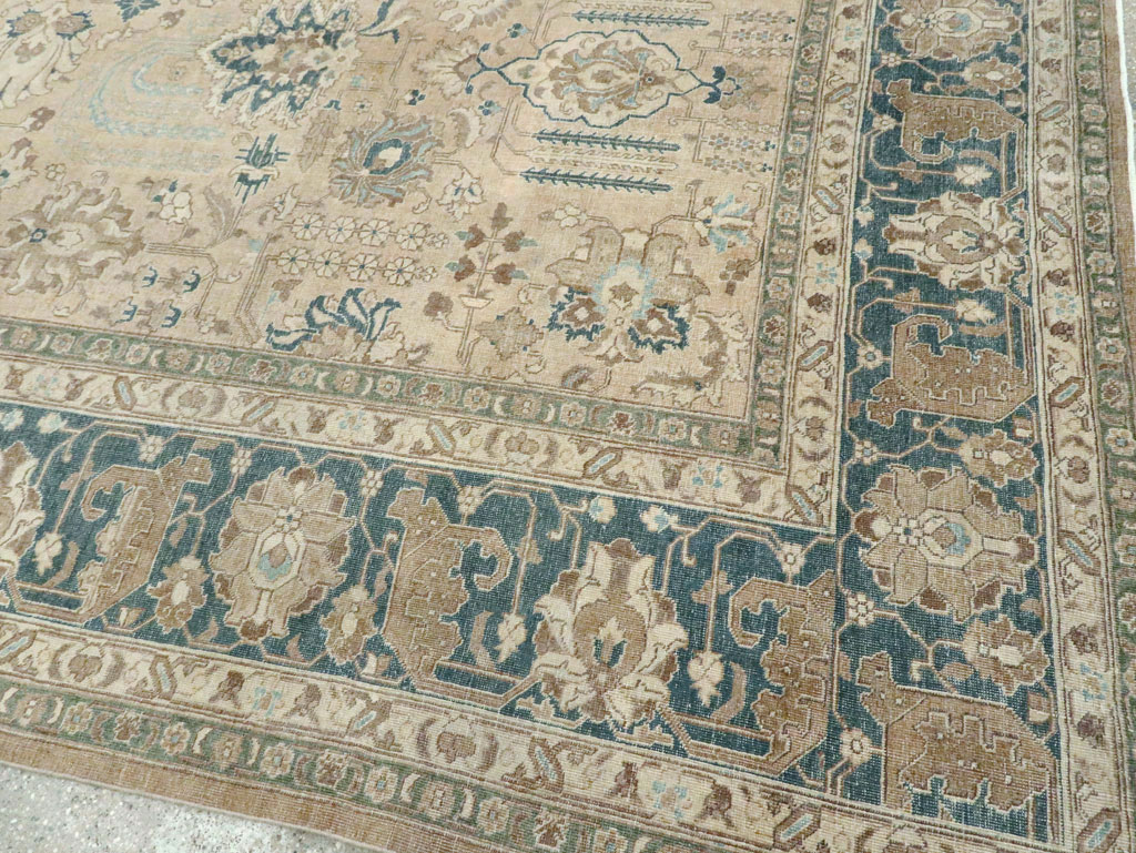 Vintage Persian Tabriz Carpet, No.18836 - Galerie Shabab