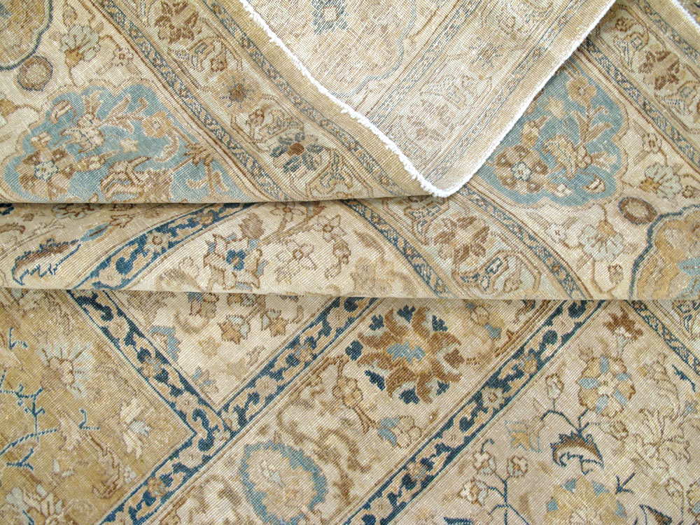 Antique Persian Tabriz Garden Carpet, No.18837 - Galerie Shabab