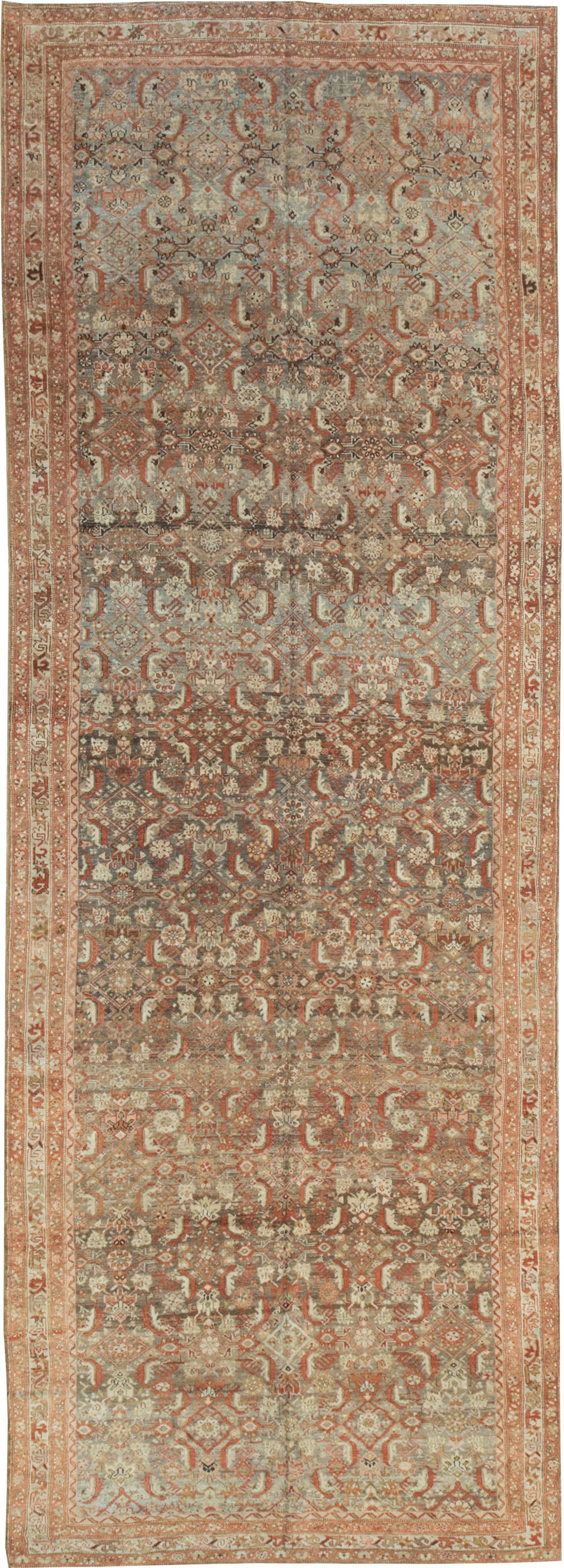 Antique Persian Kurdish Gallery Carpet, No.18844 - Galerie Shabab