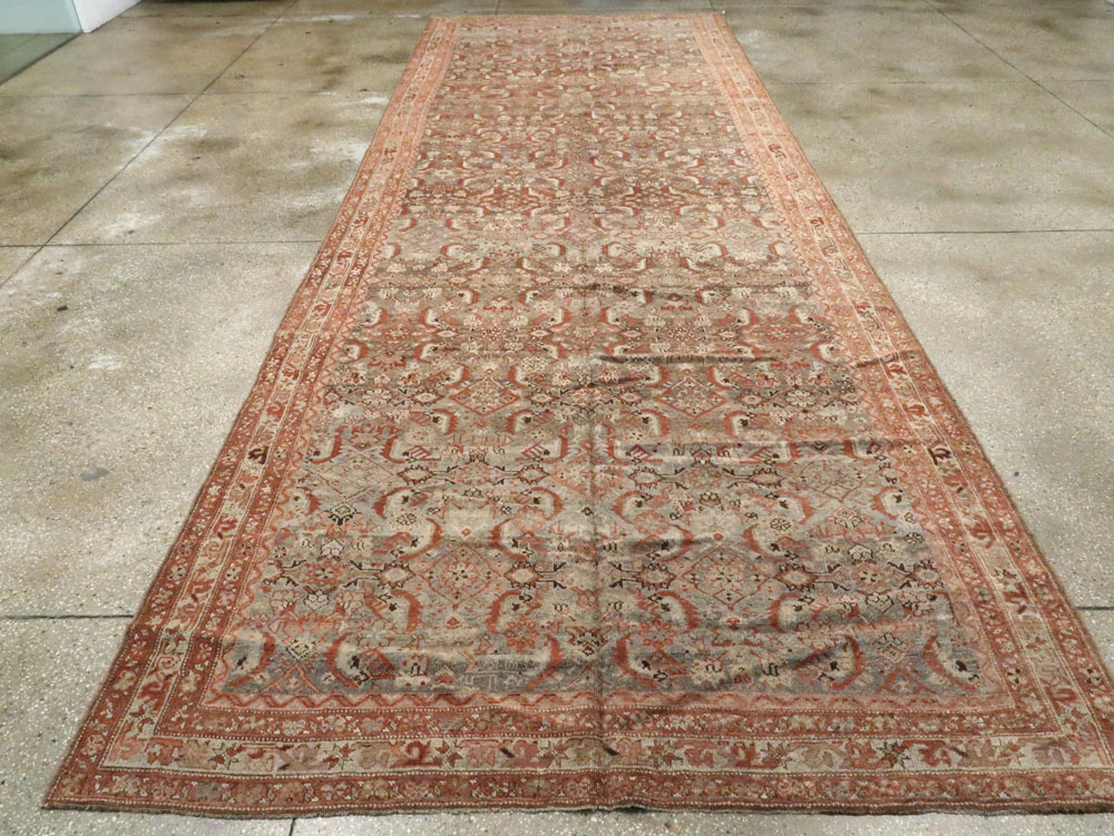 Antique Persian Kurdish Gallery Carpet, No.18844 - Galerie Shabab