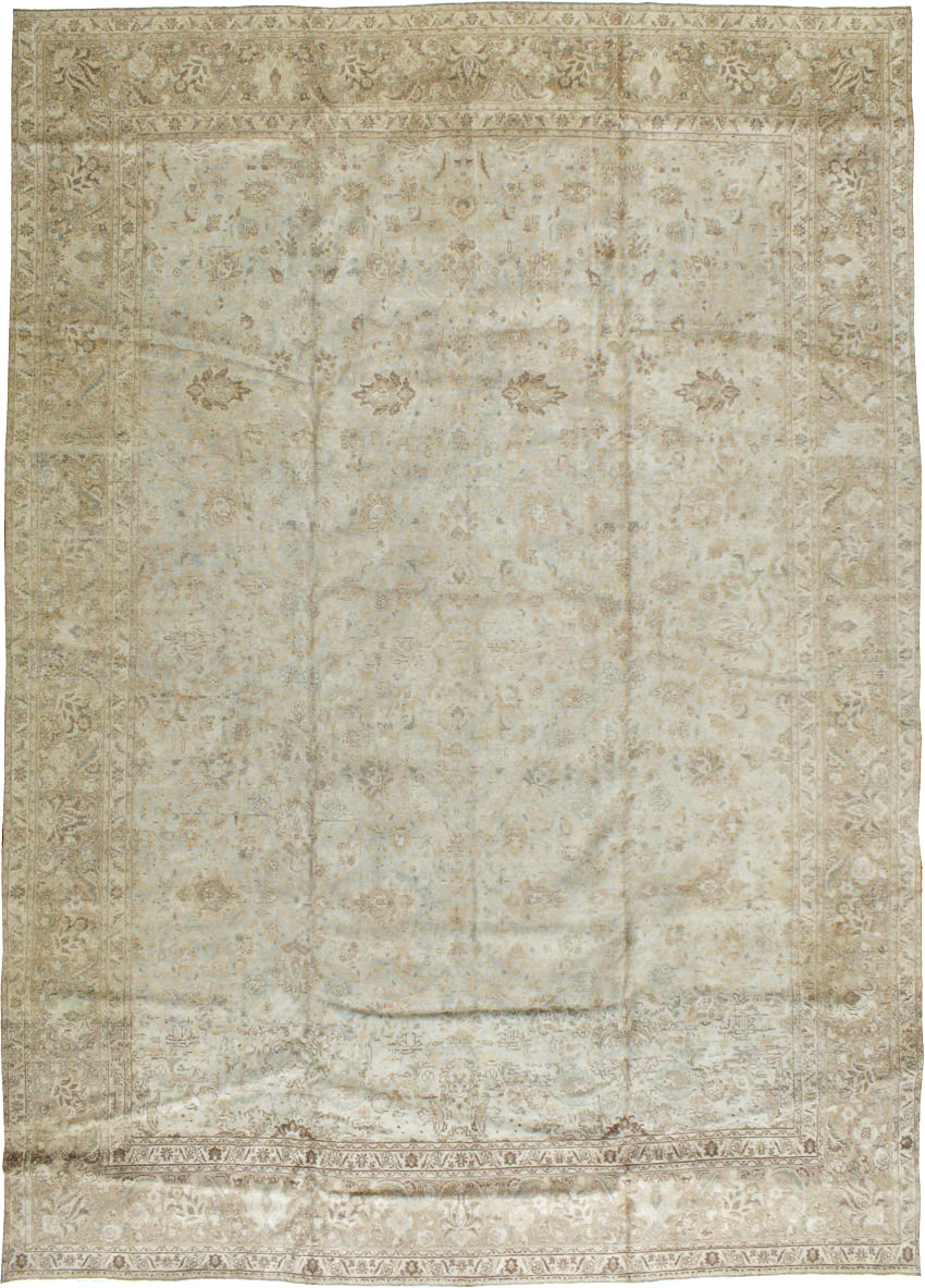 Antique Persian Tabriz Carpet, No.18845 - Galerie Shabab