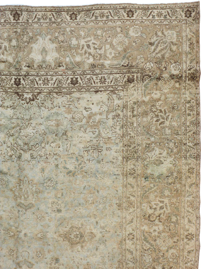 Antique Persian Tabriz Carpet, No.18845 - Galerie Shabab