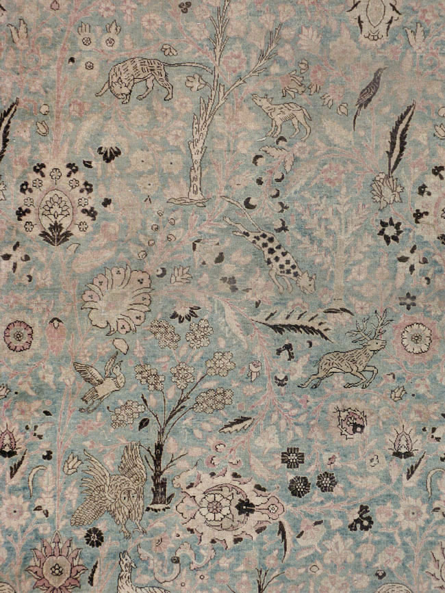 Antique Persian Tabriz Carpet, No.18846 - Galerie Shabab
