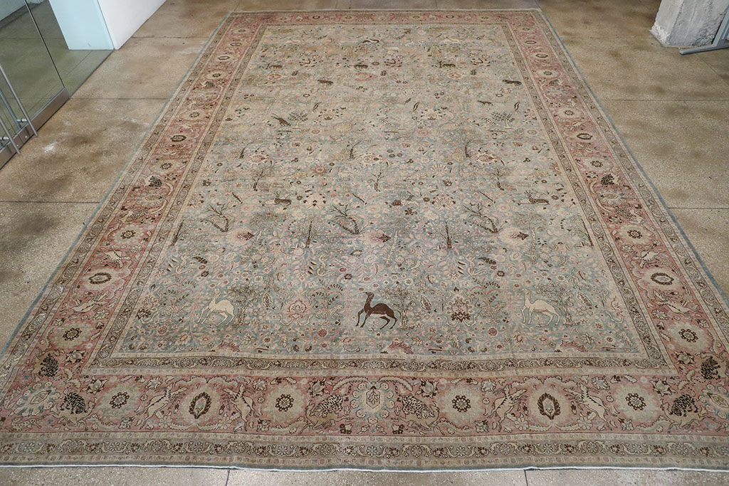 Antique Persian Tabriz Carpet, No.18846 - Galerie Shabab