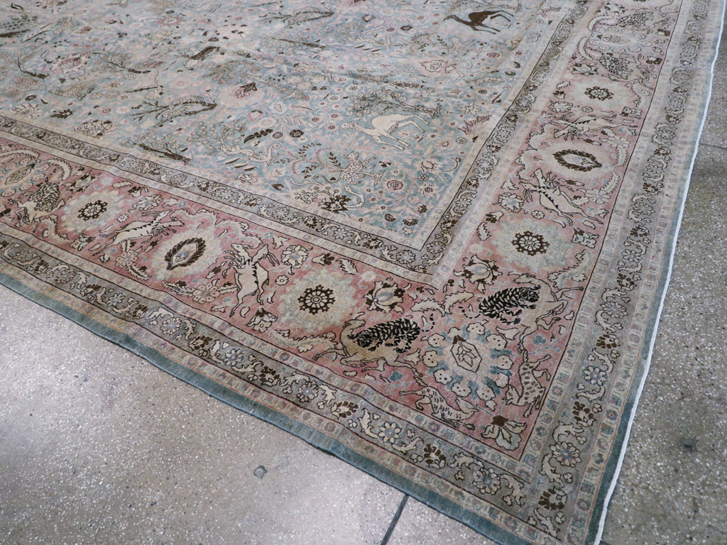 Antique Persian Tabriz Carpet, No.18846 - Galerie Shabab