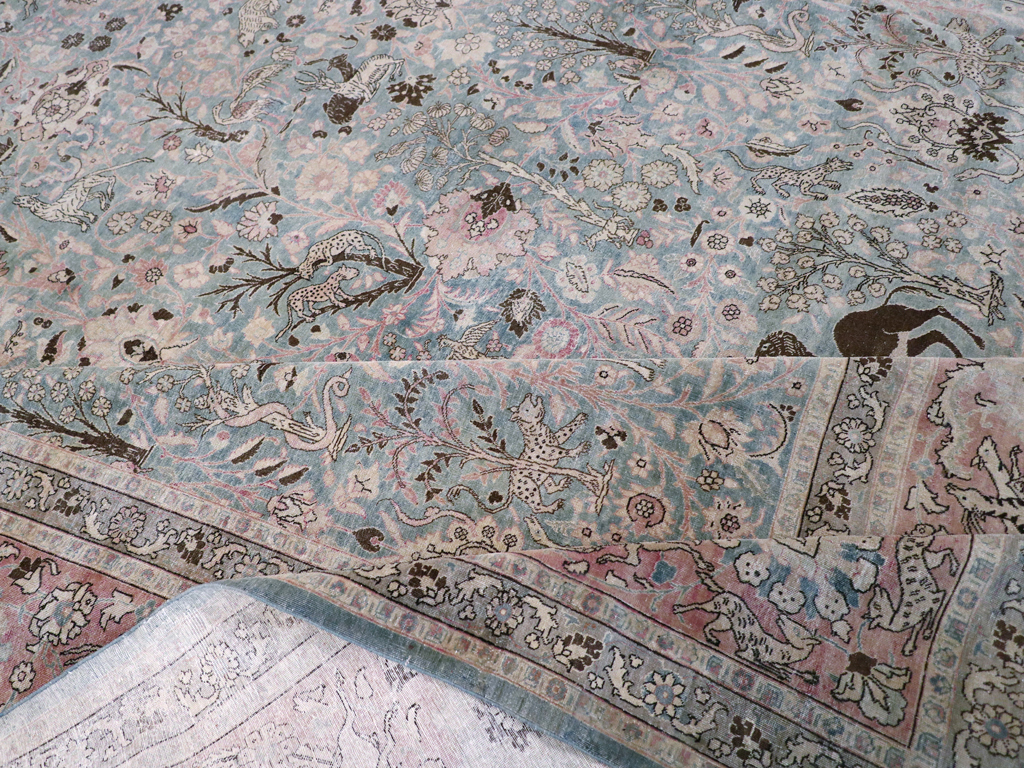 Antique Persian Tabriz Carpet, No.18846 - Galerie Shabab