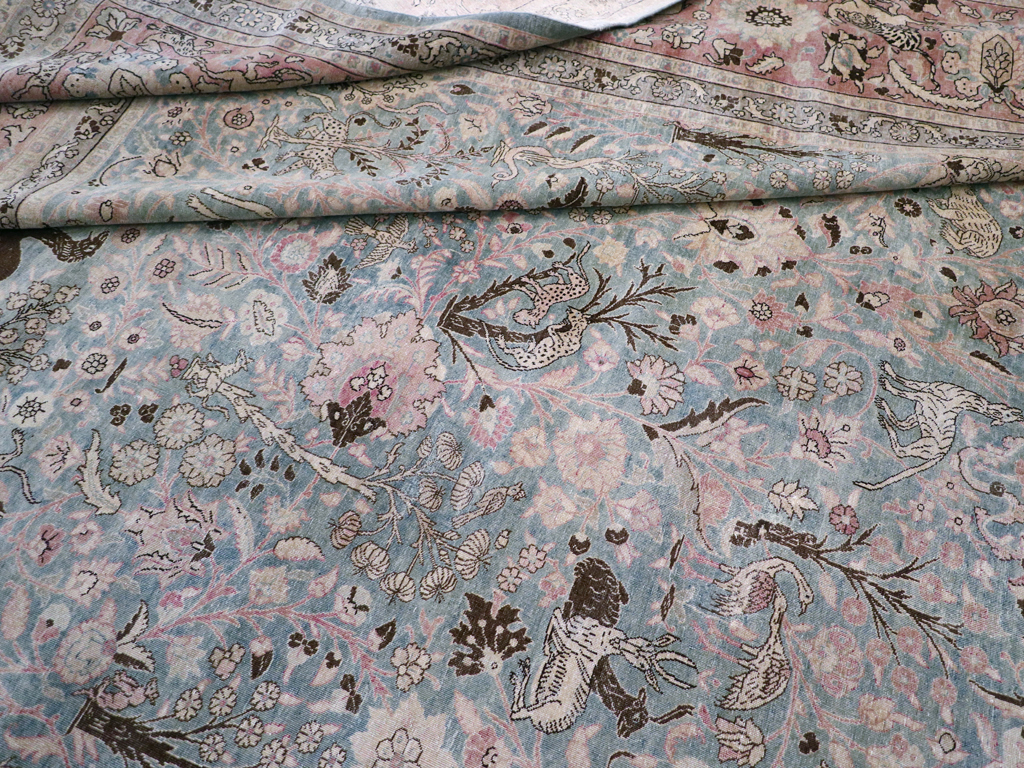 Antique Persian Tabriz Carpet, No.18846 - Galerie Shabab