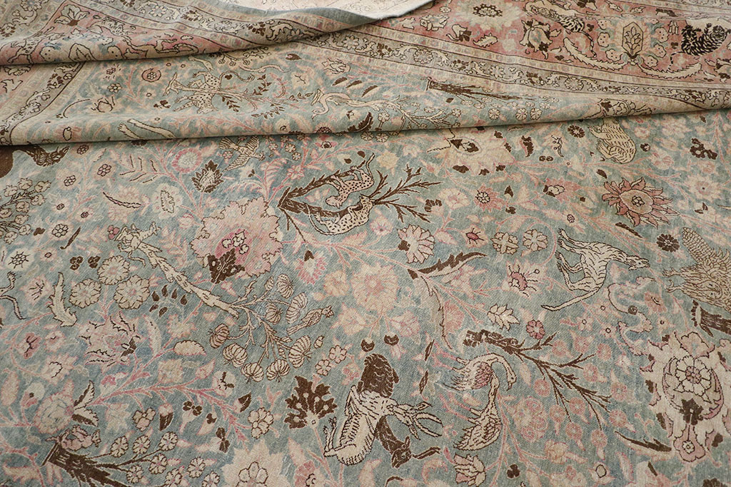 Antique Persian Tabriz Carpet, No.18846 - Galerie Shabab
