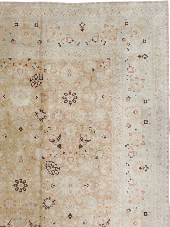 Antique Persian Tabriz Carpet, No.18848 - Galerie Shabab