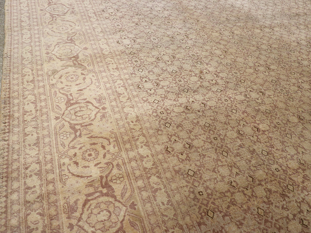 Vintage Persian Tabriz Carpet, No.18853 - Galerie Shabab