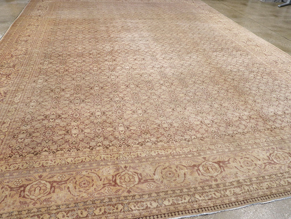 Vintage Persian Tabriz Carpet, No.18853 - Galerie Shabab
