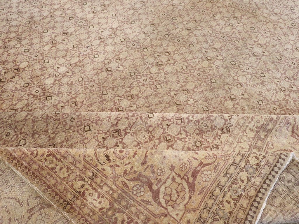 Vintage Persian Tabriz Carpet, No.18853 - Galerie Shabab